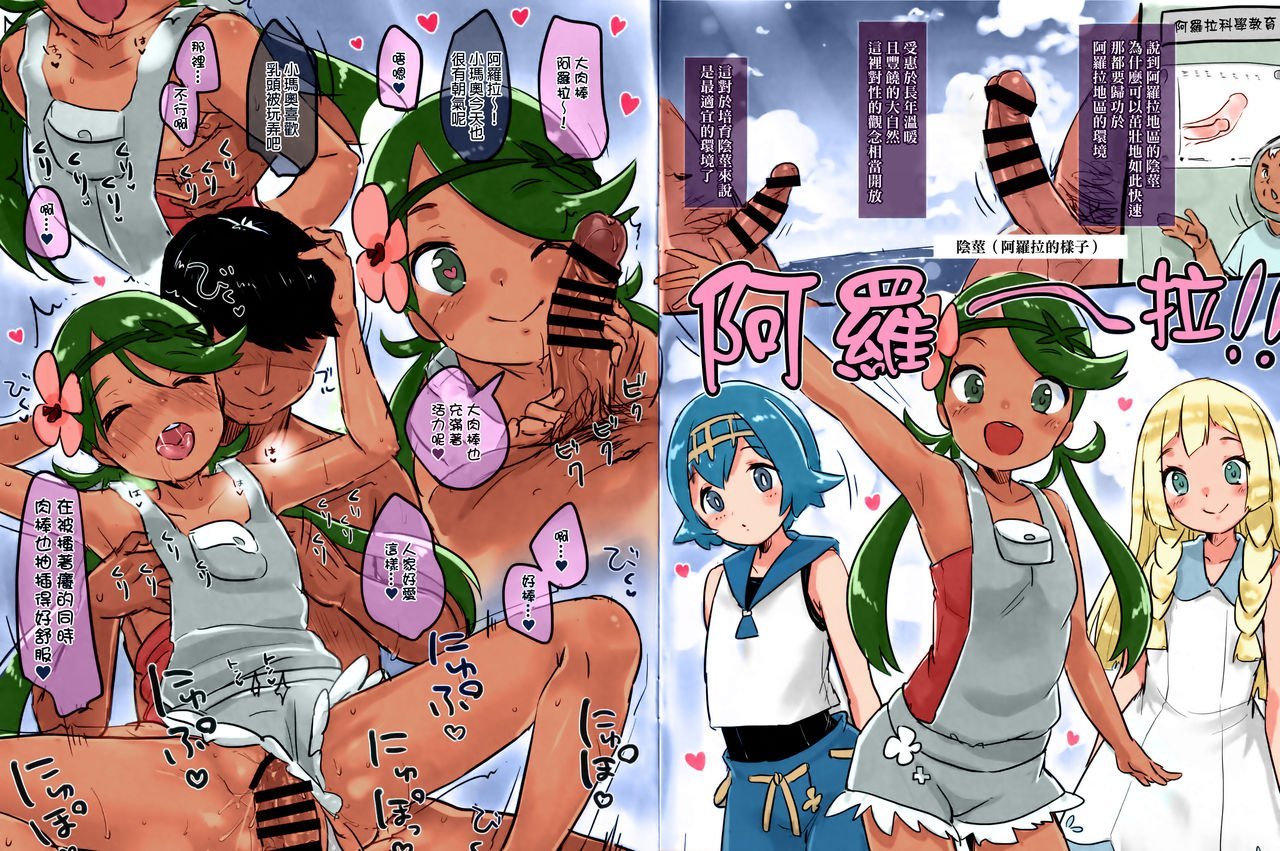 [C91] [MeltdoWN COmet [雪雨こん]] C91おまけ本!! [ポケットモンスター サン ムーン] [final个人汉化] [Colorized] - [C91] [MeltdoWN COmet [雪雨こん]] C91おまけ本!! [ポケットモンスター サン ムーン] [final個人漢化] [Colorized]